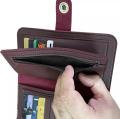 Dunbollu Slim long PU Leather Wallet for Men Boy With Zip - Cardholder Gents wallet. 