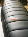 Bike Suzuki Gs150 Foam Padded Leather Seat Cover for long tour comfort & 12mm foam. 