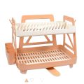 Kitchen Dish drying Rack for Efficient Drying Organization and storage with multiple slots and compartments to hold plates bowls glasses cutlery utensils and other Kitchenware. 