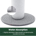 Thick Heat Resistant Large Coaster, Multifunctional Hot Pads Hot Pots and Pans, Fit for Table B. 