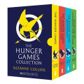 the hunger games 4 books set by suzanne collins ( the hunger games , catching fir , _mockingjay , the ballad of songbirds and snakes). 