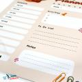 Daily Planner A4 Size Laminate with board marker Organize Your Daily Schedule. 