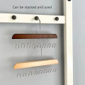 Multifunctional Wood Hanger 8 Hooks Underwear Scarf Sling Tie Storage Rack Household Dormitory Clothes Drying Hangers Wardrobe Organizer Accessories. 
