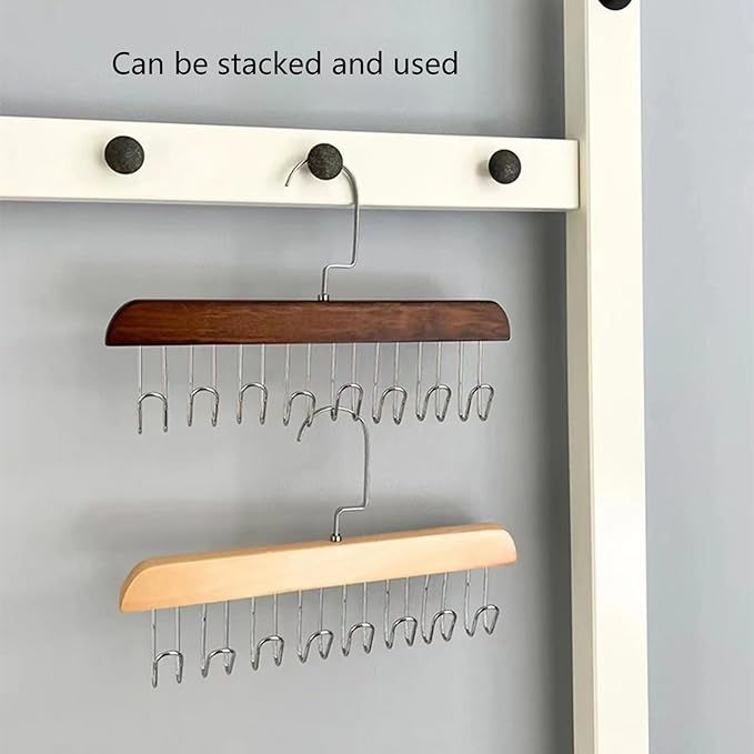 Multifunctional%20Wood%20Hanger%208%20Hooks%20Underwear%20Scarf%20Sling%20Tie%20Storage%20Rack%20Household%20Dormitory%20Clothes%20Drying%20Hangers%20Wardrobe%20Organizer%20Accessories%20-%20Image%203