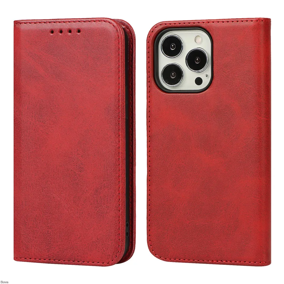Cover IPhone 12/12 Pro In Pelle PU Con Supporto E Slot Porta Tessere - Custodia A Libro Magnetica - Marrone - 5