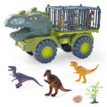 1 Pc Big Dinosaur Car Truck Dinosaur Set Jurassic Toys -Dinosaur Transport Truck Playset Toys with 3 Dino Figures Large Size Musical Vehicle Carrier Car Toy. 