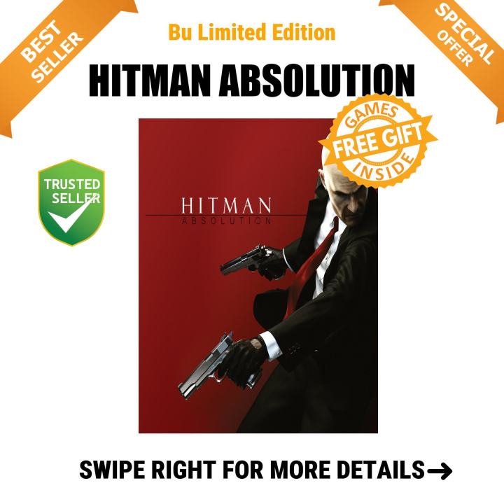 HITMAN ABSOLUTION - GAME FOR PC (GOOGLE DRIVE/ MEDIAFIRE) - QR CODE