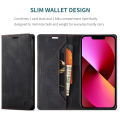 lthmy for Samsung Galaxy A13 5G Vintage Leather Flip Cover Stand Magnetic Closure Shockproof Protective Case. 
