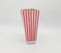 Popcorn Boxes - 5.5 Inch By 3.5 Inch - Red Lines Popcorn Boxes - Pack Of 20 Popcorn Box. 