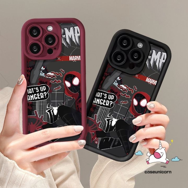 Trend Brand Spider-Man Case For Realme C15 C53 C35 9i 8i 11 C51 C12 C25 6i 5i 7i 5s C21 C30 C17 C11 C33 C55 C25Y C20 C31 C21Y C20A Narzo N53 50 Cartoon Cool Graffiti Angel Eye Cover