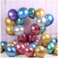 10 Pieces Metallic Balloons For Party Decoration. 