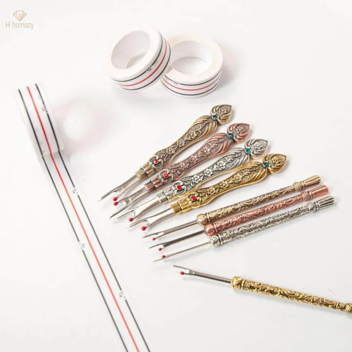 Seam Ripper and Tape Set Stitch Remover Needlework Instruction Tool ...