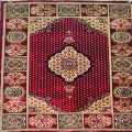 Anti-Slip 6x9 Feet Carpet for Living Room and Bedroom, Geometric Velvet Design, Vibrantly Colored, Lightweight and Comfortable. 