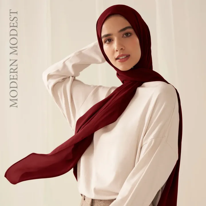 Modern%20Modest%20Luxury%20Chiffon%20Georgette%20Hijabs/Scarves/Stoles%20for%20Women,%20Lightweight,%20No%20Slip,%20Premium%20Quality%20-%20Image%202