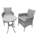 Timber Outdoor - Cane Style Rattan Bistro Set. 