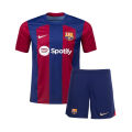 Barcelona Home Football Jersey with Shorts 2023/24 – Blue Red. 