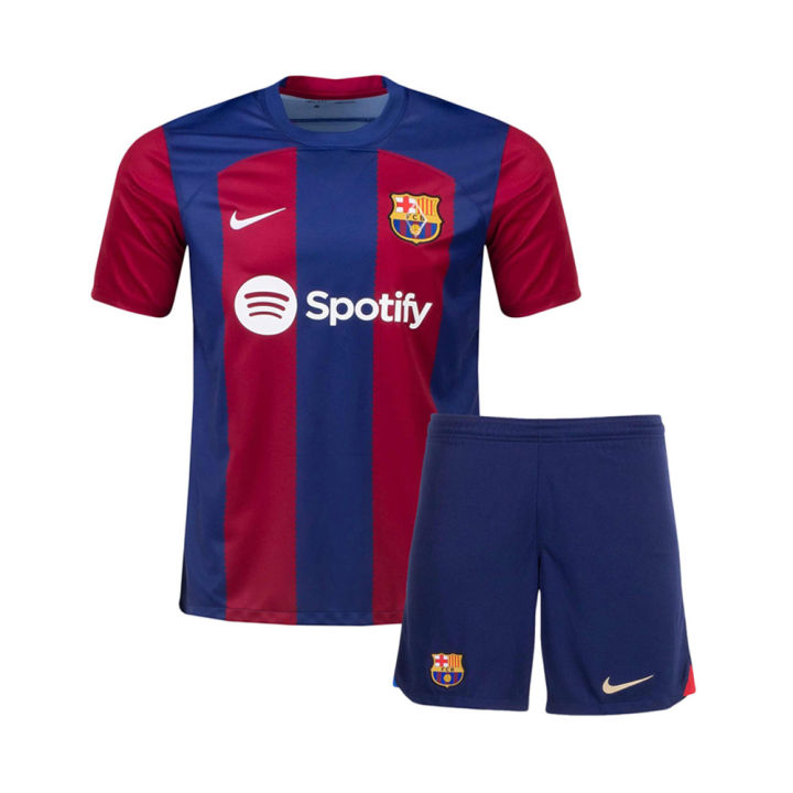 Barcelona Home Football Jersey with Shorts 2023/24 – Blue Red