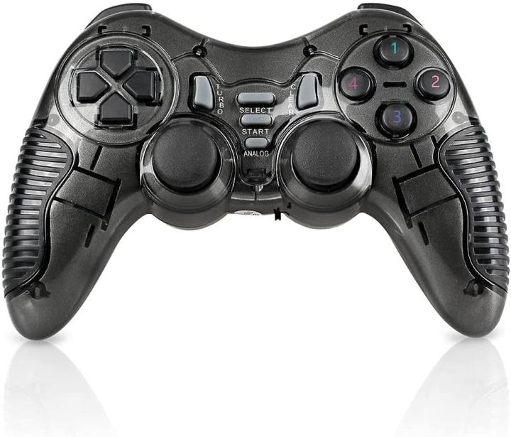 2.4Ghz Wireless Gaming Controller Gamepad 6 IN 1 DUAL VIBRATION JOYPAD ...
