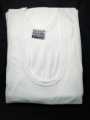 Pak-international White Mens Vest Sleeve-Less 100% Pure Cotton Banyan. 