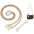 Pearl Purse Chain Strap Crossbody Bag Chains Strap Handbag Chain Replacement Leather Shoulder Bag Chain Straps Bag DIY Accessory. 