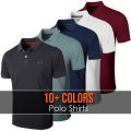 Mens Polo Shirts, Comfortable Short Sleeve Polo Shirt top for Gym, Running, Workout & Casual Wear by FullTime Sports. 