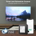 Smart IR Remote Control - with Temperature and Humidity Sensor - Smart WiFi IR Remote Control Universal Compatible with Alexa and Google Assistant - for TV Air Conditioner Infrared Devices. 