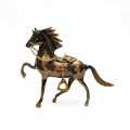 Brass Horse/Pakistani Handmade/Handcrafted Brass Horse Statues/Best For Homedecor/Best For Office Desk/Best Gift Item (Size: 8 inch). 