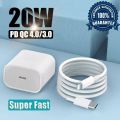 iphone Charger 20Watt With Type C To Lightening Cable Gives Super Fast Charging Experience To All Iphone Models. 