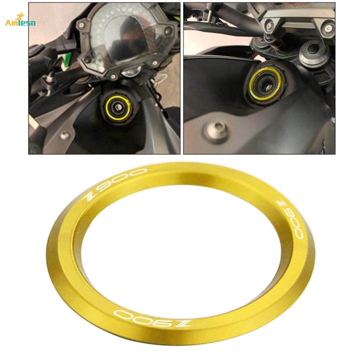 Ignition Key Hole Cover for Kawasaki Z900 2017 2018 Throttle Yellow