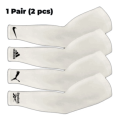 1 Pair (2 pcs) Hand and Arm Sleeves for Men & Women Arm Muffs Sports sleeves Black sleeves Random Company Logos. 