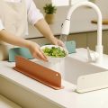 Anti-Leak Silicone Splash Guard | Sink Baffle Water Absorption Tray | Reusable Kitchen Sink Protector. 