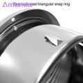 Stainless Steel Vent Cover Air Vent Cover Stainless Steel Exhaust Pipe Grille Flat Ducting Wall Inlet with Built-in Fly Screen Mesh Ventilation Rainproof Vent Cover. 