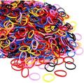 200 Rubber Bands Soft Elastic Pack  for Kids Hair Bands  in Multicolors. 