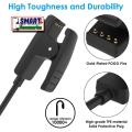 Replacement USB Charging Dock Charger for Garmin Forerunner 645, 235, 230, 630, 64, Vivomove HR, S20 Smart watch. 