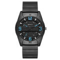 Popular StyleFashion Numbers Black Men's Watch Silicone Strap Men's Watch Wholesale-fashion waterproof business luxury wrist watches stylish gift. 