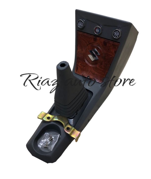 Mehran%20Console%20Box%20Suzuki%20Car%20Console%20Box%20Genuine%20Suzuki%20Logo%20colour%20wooden/grey%20special%20-%20Image%204