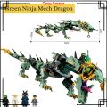 Cozy06051 Green Ninja Mech Dragon 544pcs Compatible 70612 Ninjago Lumilipad Mecha Dragon Building Blocks Bricks Laruan Regalobricks Toys Gift. 