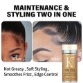 Ikt High-Quality Hair Styling Wax Stick, Non-Greasy Edge Control for Wigs & Curly Hair, Natural Ingredients, 2.7oz Single Pack. 