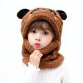 Children Cartoon Scarf Hat For Winter. 