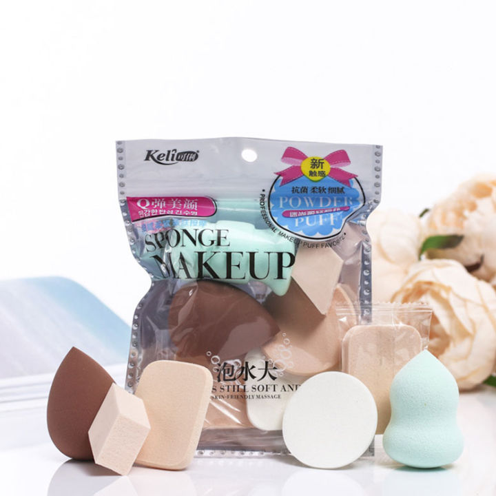 Makeup%20Sponges%20Pack%20of%206%20Beauty%20Blending%20Sponges%20Cosmetic%20Powder%20Puff%20Facial%20Makeup%20Soft%20Sponges%20Random%20Colors%20&%20Shapes-Cosmetic%20Sponges-Multicolor%20-%20Image%203