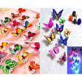 Glow In The Dark Led Butterflies Night Light Led Color Changing For Kids Room Glowing. 