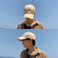 Hat Men's Fashion Brand Korean Style Black Peaked Cap Men's Trendy Sun Hat Men's Youth Sun Hat Soft Top Baseball Cap Men's. 