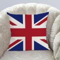 Union Jack Flag British Flag Pillow Case 45x45cm Cushion Cover Linen Home Decor. 