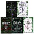 The Powerless Trilogy ( Powerless +  Powerful +  Reckless + Fearless + Fearful  ) Set of 5 Books by Lauren Roberts. 