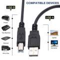 Printer Cable 1.5 Meter High Quality USB A TO USB B Printer Cable High Speed Data Cable. 
