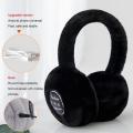 Wireless Bluetooth Headphones For Women Girl Gift Warm Fluffy Earmuff Headphone For Women Winter Earphones. 