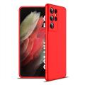 For Samsung Galaxy S21 Ultra 5G 360° Full Body Coverage Protection Hard PC 3 in 1 Detachable Protective Case Cover. 