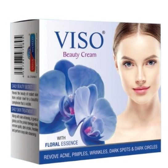 VISO SPECIAL WHITENINGS BEAUTY CREAM AND MULTI VITAMINS FOR FACE FRESHNESS, FRECKLES, ANTI WRINKLES AND DARK CIRCLES AND OTHERS ISSUES FOR ALL SKIN TYPES, 30G