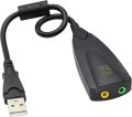Sound Card 5Hv2 7.1 External USB Sound Card 5hv2 Audio Sound Card Adapter for Laptop PC Virtual Channel Sound Track. 