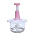 Chopper Manual Food Chopper, Speedy 2000ML Chopper with 3 Curved Stainless-Steel Blades, Chopper/Mincer/Mixer/Blender to Chop Fruits Onions/Fresh Meat/Ginger/Herbs/Garlics. 